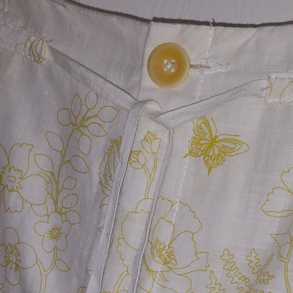 Eddie Bauer 100% Cotton Midi Skirt Size 8 Cottagecore Dainty Vintage Vibes - Picture 6 of 10